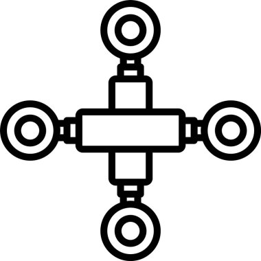 İngiliz anahtarı, Basit Vektör İllüstrasyon Simgesi