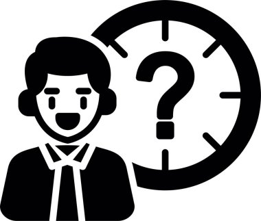 zaman yönetimi vektör simgesi