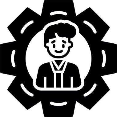 Vitesli bir adamın vektör çizimi