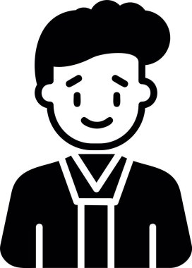 avatar insan kişisi simgesi ana hatlar biçiminde