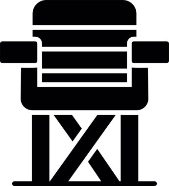 Katlanan Sandalyenin Basit Vektör Simgesi