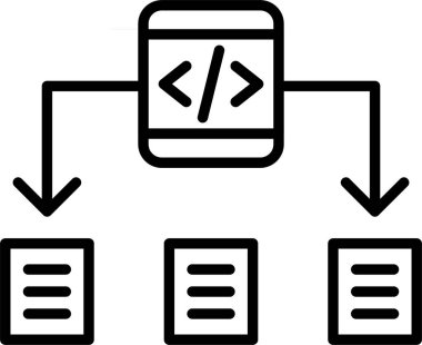 Yapılandırılmış Veri, Basit Vektör Resmetme Simgesi