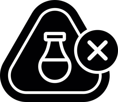 kimyasal şişesi kutsal kişilerin resmi, vektör çizim