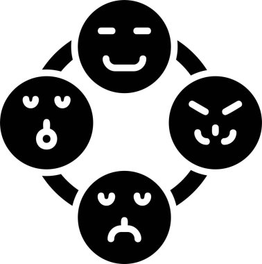 İfade simgesi, vektör illüstrasyonu