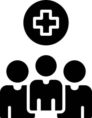 tıbbi bakım vektör simgesi