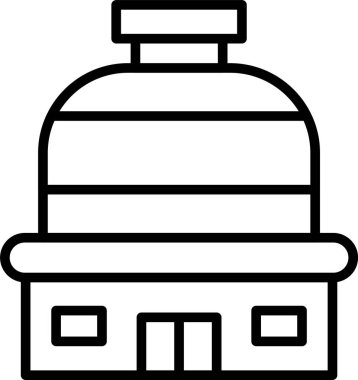 krema krema ikonu ana hatlarıyla