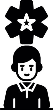 kadın simge vektör illüstrasyonu