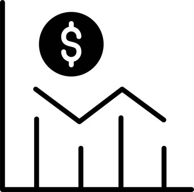 grafik ikonu vektör illüstrasyonu