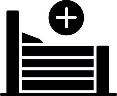 yatak mobilyası ev simgesi Taslak biçiminde