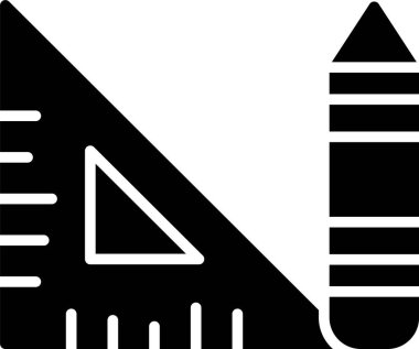 Kalem simgesi, vektör illüstrasyonu