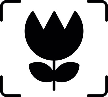 Bitki. Web simgesi basit illüstrasyon