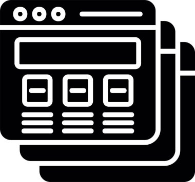 Banka kartı finans simgesi Solid tarzı