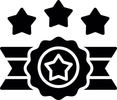 Yıldızlar. Web simgesi basit tasarım