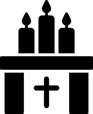 Mum mumları Hıristiyan simgesi