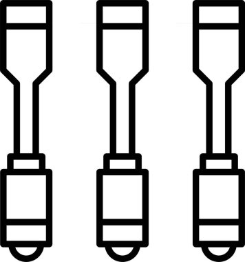 Keski, Basit Vektör İllüstrasyon Simgesi