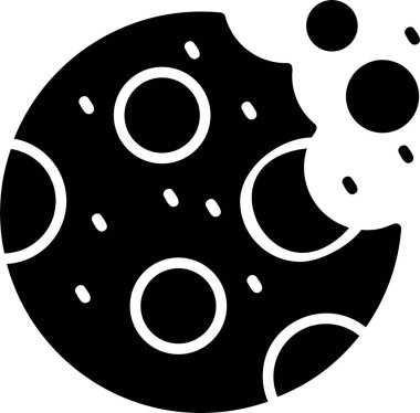 Ay Ağı simgesi basit illüstrasyon