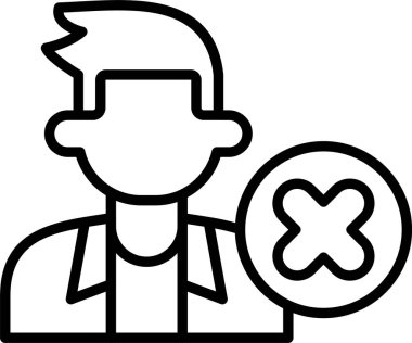 Doktor. Web simgesi basit illüstrasyon