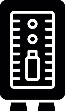 pil simgesi. Basit vektör illüstrasyonu