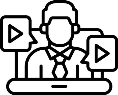 video konferans arama simgesi