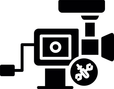 kamera fotoğrafçılık simgesi somut biçimdedir