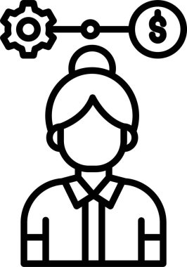 Çözüm Süreci, Basit Vektör İllüstrasyon Simgesi