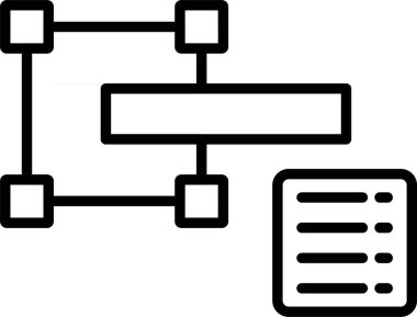 Logo Tasarımı, Basit Vektör İllüstrasyon Simgesi
