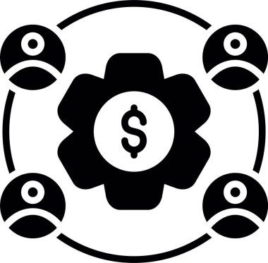 Para için. Web simgesi basit tasarım