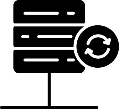 veri merkezi vektör simgesi