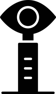 Göz. Web simgesi basit illüstrasyon