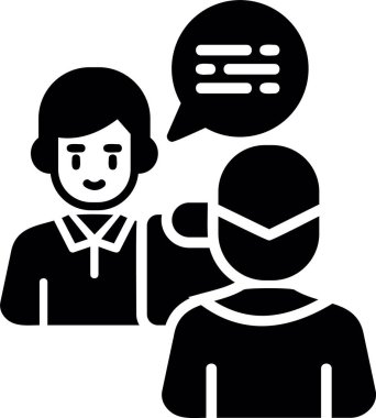 Bir kişinin vektör illüstrasyonu