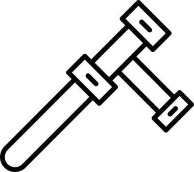 Baton, Basit Vektör İllüstrasyon Simgesi