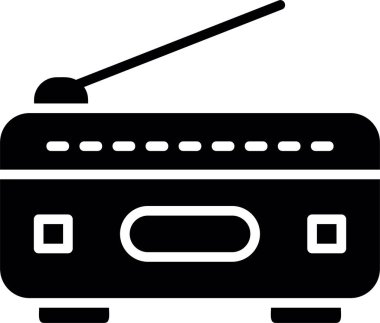 Televizyon. Web simgesi basit illüstrasyon