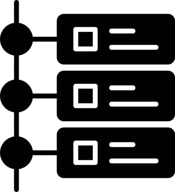 veri depolama ağı simgesi