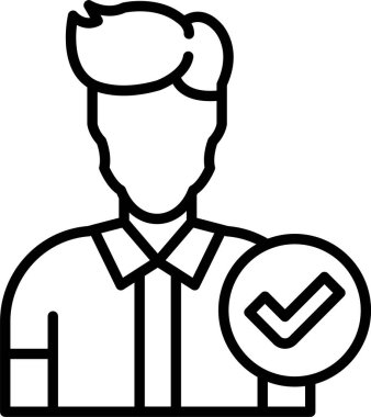 Karar Verme, Basit Vektör İllüstrasyon Simgesi