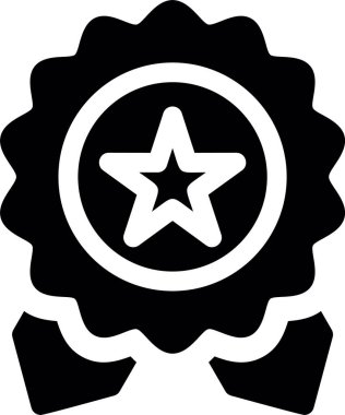 yıldız çelenk simgesi, vektör illüstrasyonu