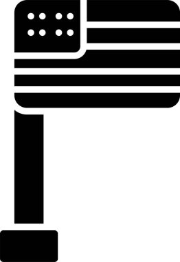 Bayrakların Basit Vektör Simgesi