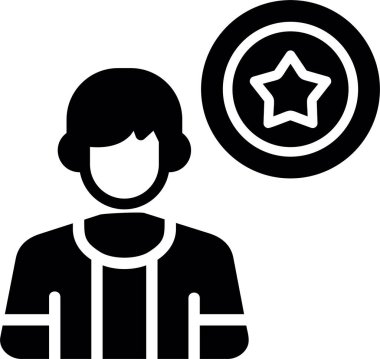 Çalışanların Basit Vektör Simgesi