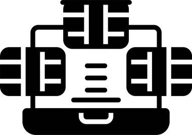 Spor kategorisinde fitness egzersiz ikonu