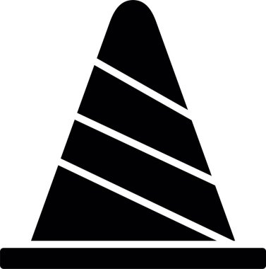 Her Kullanım İçin Trafik Konisi, Vektör Simgesi