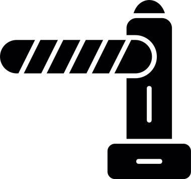 Bariyer, Vektör Simgesi Her Kullanım İçin