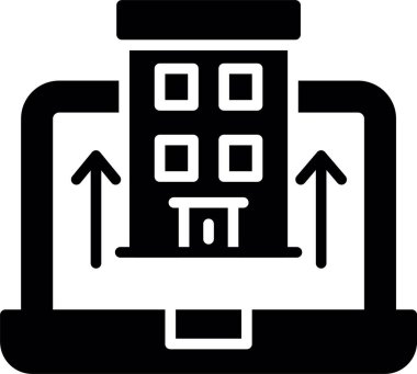 Gayrimenkul, Vektör Simgesi Her Kullanım İçin