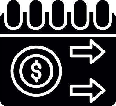 Her Kullanım İçin Maaş Günü, Vektör Simgesi