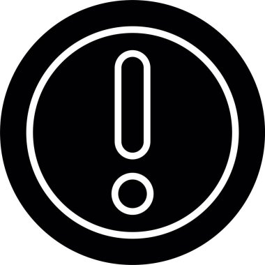 Uyarı, her Kullanım için Vektör Simgesi