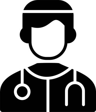 Doktor, Vektör Simgesi Her Kullanım İçin