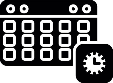 Her Kullanım için Zamanlama, Vektör Simgesi