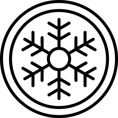 Kar Tanesi, Vektör Simgesi Her Kullanım İçin
