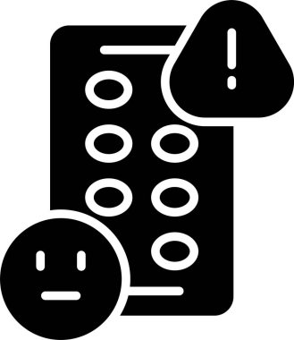 Her Kullanım için Yan Efekt, Vektör Simgesi