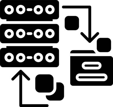 şebeke. Web simgesi basit illüstrasyon