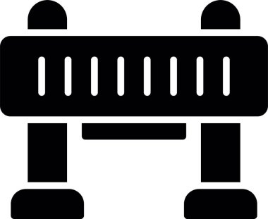 Bariyer, Vektör Simgesi Her Kullanım İçin