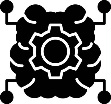 dişli simgesi vektör illüstrasyonu